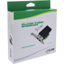 InLine® Dual 10-Gigabit Netzwerkkarte, 2x RJ45 10Gb/s, PCIe x8