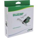 InLine® Gigabit Netzwerkkarte, 1x SFP, PCIe x1, inkl. low profile Slotblech