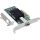 InLine® 10-Gigabit Netzwerkkarte, 1x SFP+, PCIe x8, inkl. low profile Slotblech