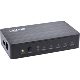 InLine® HDMI Switch, 5-fach, 4K2K@60Hz, HDCP 2.2