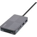 InLine® USB 3.2 Multi Cardreader Hub, SD/TF/MS/XD/CF,...