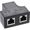 InLine® Cat.5e STP T-Adapter (Port-Doppler), RJ45...