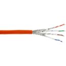 InLine® Verlegekabel Cat.7a, S/FTP (PiMF) 4x2x0,58...