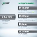 InLine® Patchkabel Slim, Cat.6A, S/FTP, TPE (LSZH)...