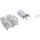 InLine® Crimpstecker Cat.6A RJ45 geschirmt, 3-teilig grau 10er Pack