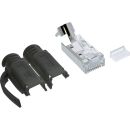 InLine® Crimpstecker Cat.6A RJ45 geschirmt, 3-teilig...