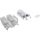 InLine® Crimpstecker Cat.6A RJ45 geschirmt, 3-teilig grau 100er Pack