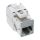 InLine® Keystone RJ45 Buchse, geschirmt, Cat.6A, grau 8er Pack