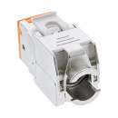 InLine® Keystone RJ45 Buchse, geschirmt, Cat.6A,...