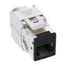 InLine® Keystone RJ45 Buchse, geschirmt, Cat.6A,...