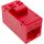 InLine® Keystone RJ45 Buchse/Buchse, ungeschirmt, Cat.6A, 8er Pack, rot