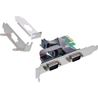 InLine® Schnittstellenkarte, 2x Seriell 9-pol, PCIe (PCI-Express)