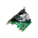 InLine® Schnittstellenkarte, 2x Seriell 9-pol, PCIe...