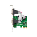 InLine® Schnittstellenkarte, 2x Seriell 9-pol, PCIe (PCI-Express)