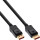 60er Bulk-Pack InLine® DisplayPort 1.4 Kabel, schwarz, vergoldete Kontakte, 1m