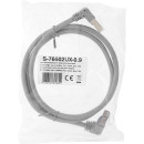 InLine® Patchkabel 2-seitig unten gewinkelt, S/FTP,...