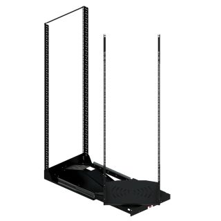 19" ausziehbares und drehbares Rack-System mit 120kg Kapazität - 32RU