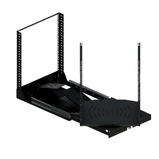 19" ausziehbares und drehbares Rack-System mit 120kg Kapazität - 12RU