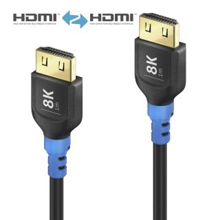 8K Ultra High Speed HDMI Kabel, schwarz, 3.00m, Single Cable