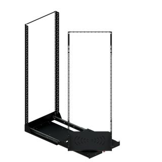 19" ausziehbares und drehbares Rack-System mit 190kg Kapazität - 28RU