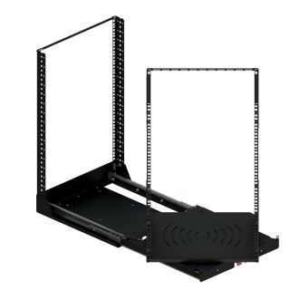 19" ausziehbares und drehbares Rack-System mit 190kg Kapazität - 16RU