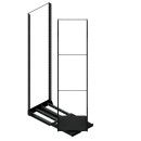 19" ausziehbares und drehbares Rack-System mit 250kg...