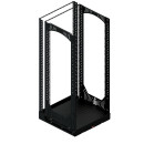 19" ausziehbares und drehbares Rack-System mit 250kg Kapazität - 24RU