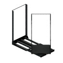 19" ausziehbares und drehbares Rack-System mit 250kg...