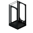 19" ausziehbares und drehbares Rack-System mit 250kg Kapazität - 20RU