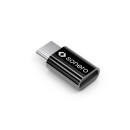 sonero USB-C Adapter (USB-C Stecker auf Micro USB Buchse), schwarz