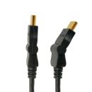 HDSupply High Speed HDMI Kabel mit Ethernet, schwenkbare...