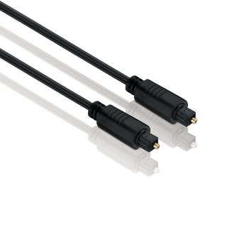 HDSupply 5,0mm Toslink Kabel, Stecker auf Stecker, 1,00m