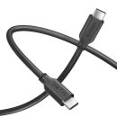 USB-C auf USB-C-Ladekabel - USB 2.0, 60W PD - schwarz - 3.00m