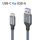 USB-C zu USB-A Ladekabel - USB 2.0, Super-Schnellladung 5V/5A - grau/blau - 2.00m