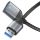 USB 3.0-Kabel - A/A-Verlängerung - Aluminium - spacegrau/schwarz - 1.50m