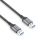 USB 3.0 Kabel - A/A - Aluminium - spacegrau/schwarz - 2.00m