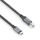 USB 2.0 Kabel - C/B - Aluminium - spacegrau/schwarz - 2.00m