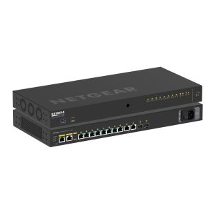 NETGEAR - M4250 12-Port 10G2XF PoE+ Stapelbarer Managed Switch (240W PSU)