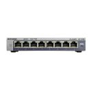 NETGEAR - Switch 8 Port Gigabit Ethernet LAN Switch Plus