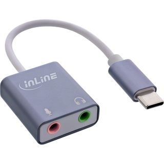 InLine® USB Audio Soundadapter, USB-C Kabel