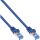 InLine® Patchkabel, Cat.6A, S/FTP, TPE (LSZH), CCA, blau, 2m