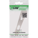 InLine® Slotblech, zur Befestigung von 2x 9pol. Sub D St. oder Bu., 2er Pack