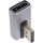 InLine® DisplayPort 1.4 Adapter, DisplayPort St/ Bu, 90° vertikal rechts, 8K UHD