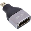 InLine® HDMI Adapter, HDMI A Buchse / Micro HDMI D...