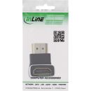 InLine® HDMI Adapter, HDMI A Stecker / Buchse, 90° unten, 8K UHD