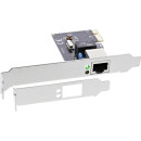 InLine® Gigabit Netzwerkkarte, PCI Express 1Gb/s, PCIe x1, inkl. LP-Slotblech