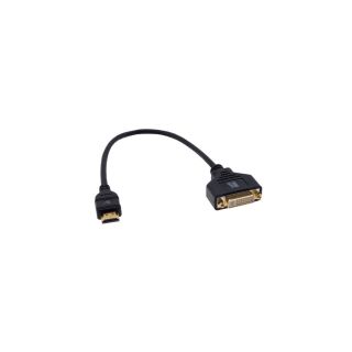 Adapterkabel DVI-Buchse auf HDMI-Stecker (30 cm)