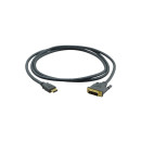 HDMI/DVI Adapterkabel Stecker/Stecker  - 15 cm