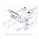 2x 30 W Aktiv-Lautsprechersystem für Wandaufbau  - schwarz