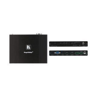 18G 4K HDR HDMI ProScale™ Digitaler Scaler mit HDMI-, USB-C - und VGA-Eingängen